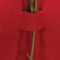 The Ribbon People Club Pack of 16 Radiant Red Felt with Glass Flower Vases 4"